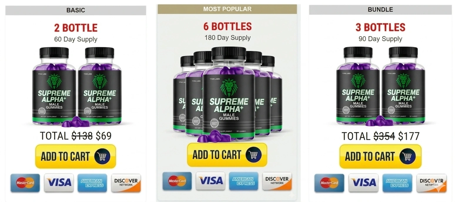 Supreme Alpha  Pricing Details